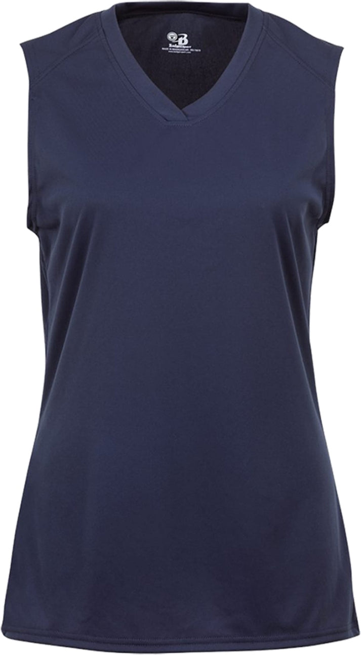 Front View of BA NAVY GIRLS B-CORE SLEEVELESS TANK