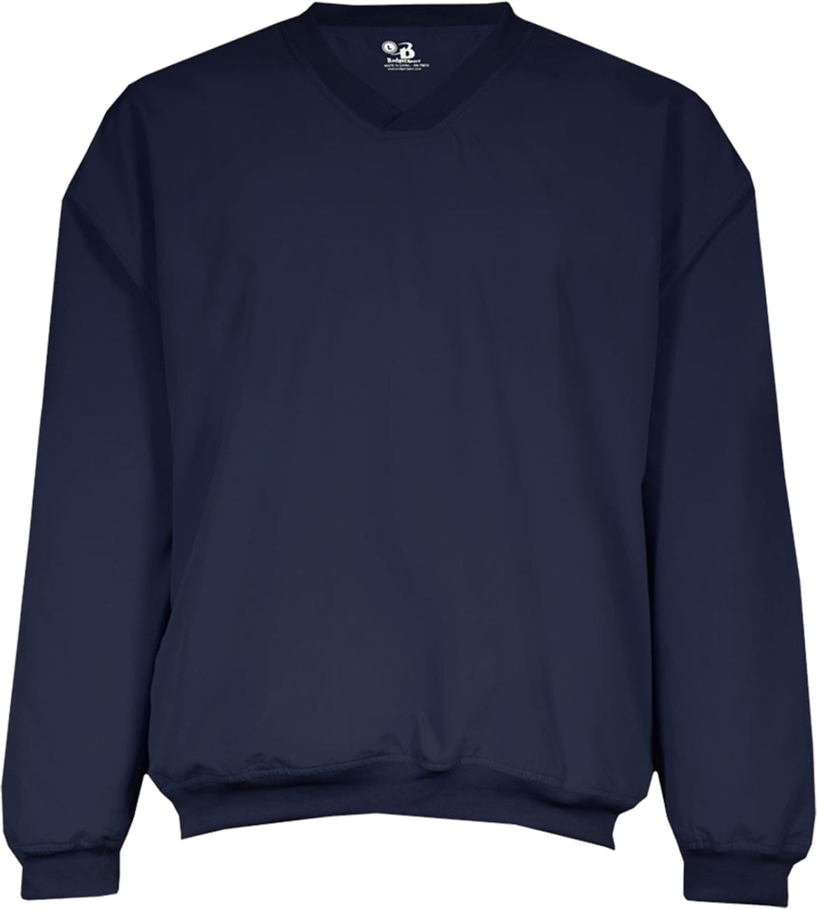 Front View of BA NAVY MICROFIBER WINDSHIRT
