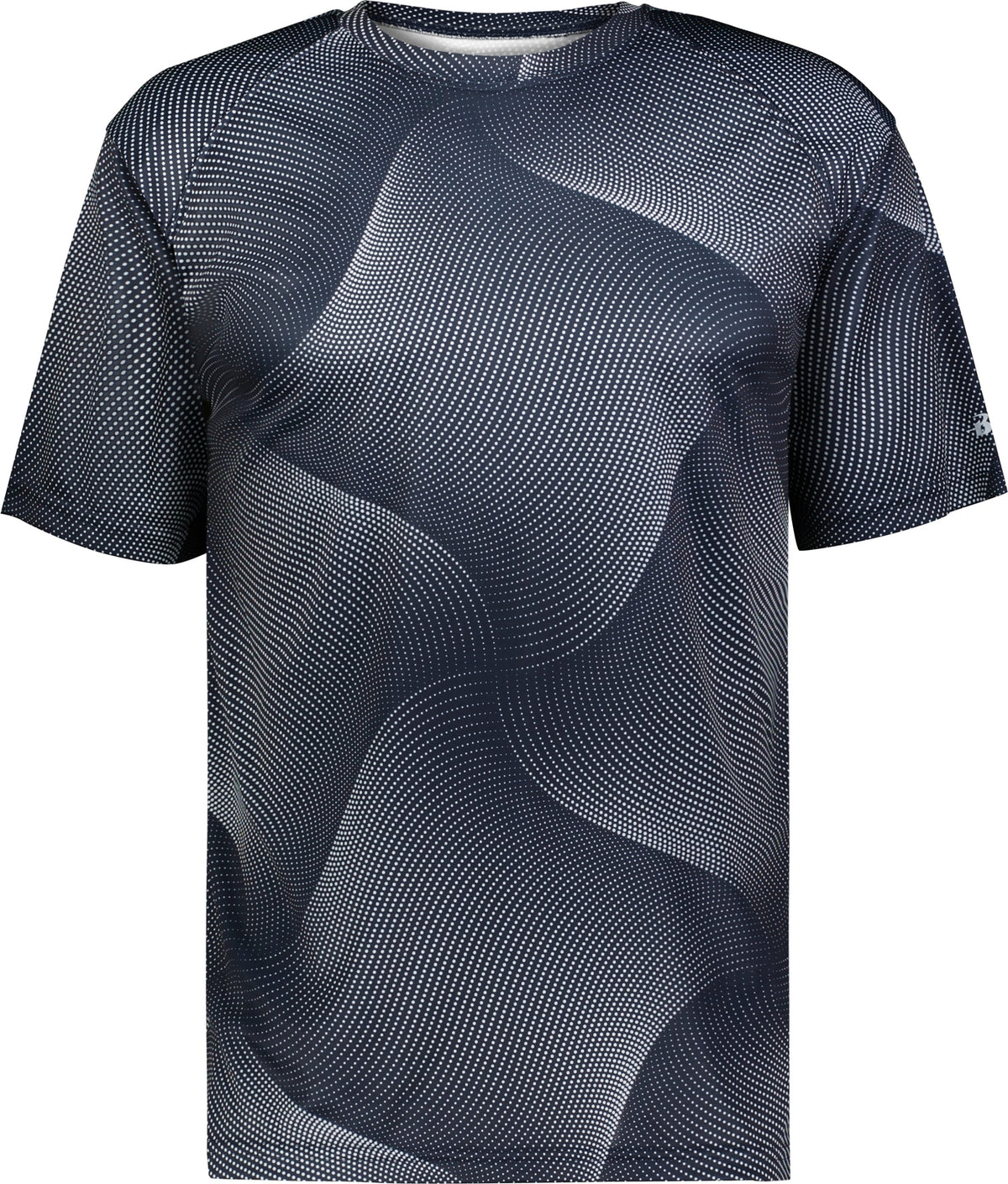 Front View of BA NAVY WARP WARP TEE
