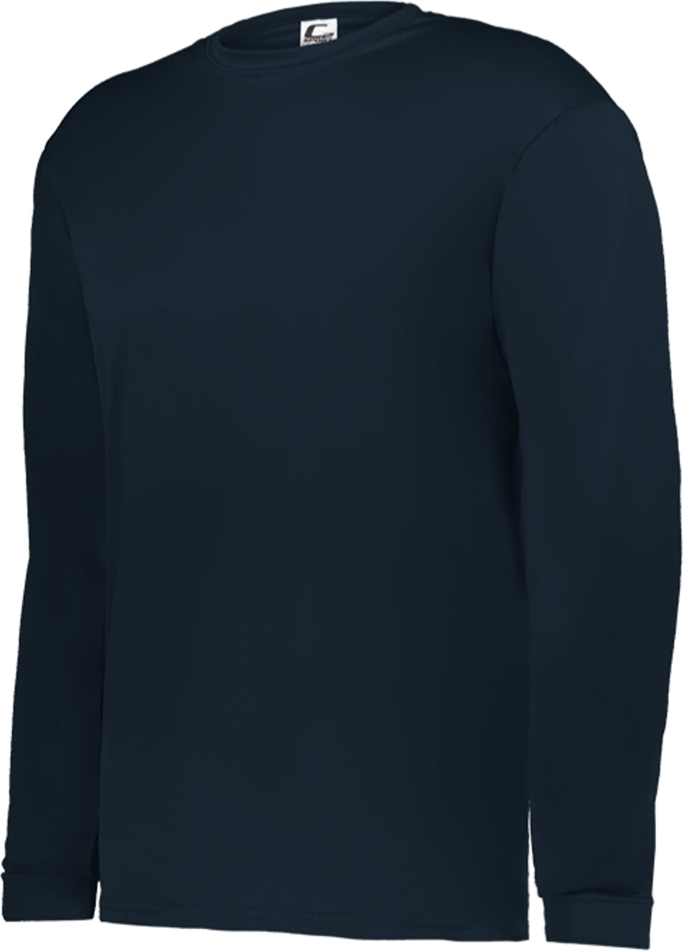 Front View of BA NAVY YOUTH C2 L/S TEE