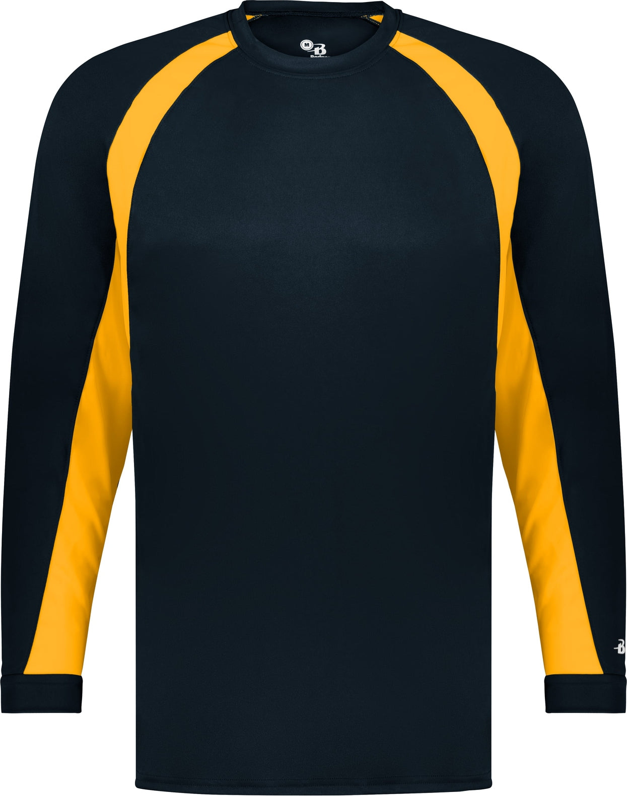 BA NAVY/GOLD HOOK L/S TEE