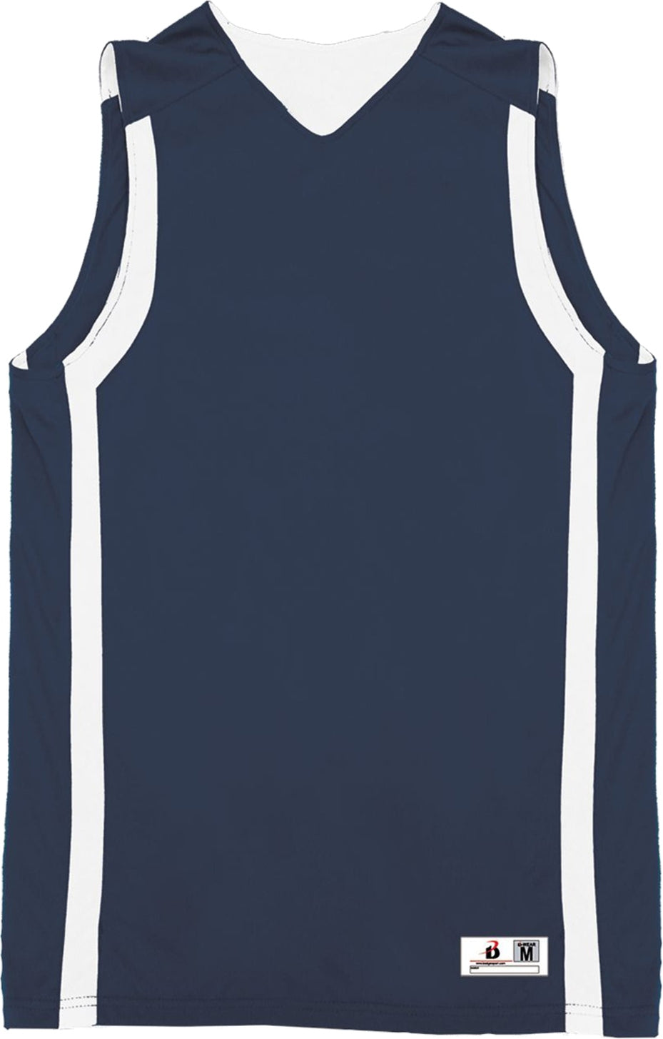 Front View of BA NAVY/WHITE B-SLAM REV. YOUTH TANK