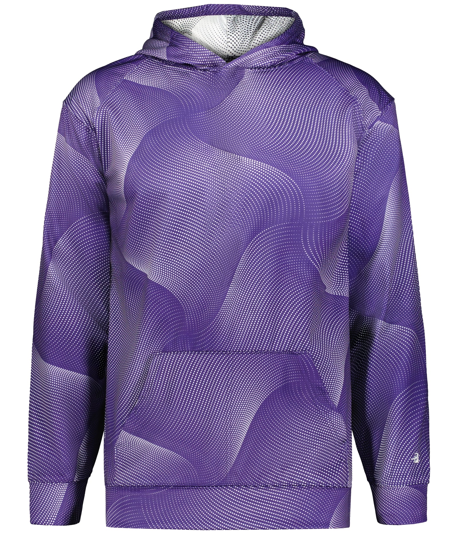 BA PURPLE WARP YOUTH WARP HOODIE