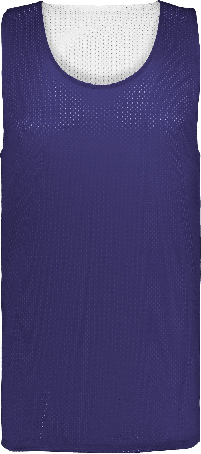 Front View of BA PURPLE/WHITE MESH REVERSIBLE JERSEY