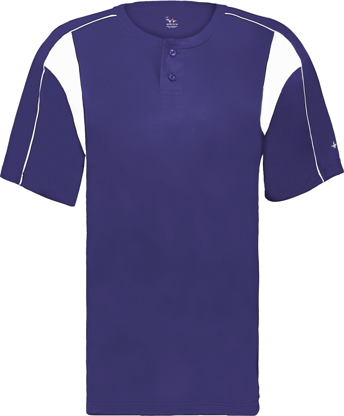 Front View of BA PURPLE/WHITE PRO PLACKET