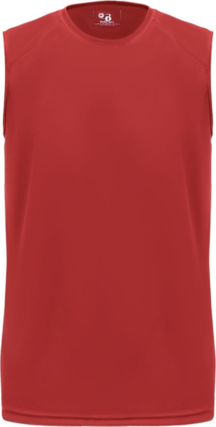 Front View of BA RED B-CORE SLEEVELESS TEE