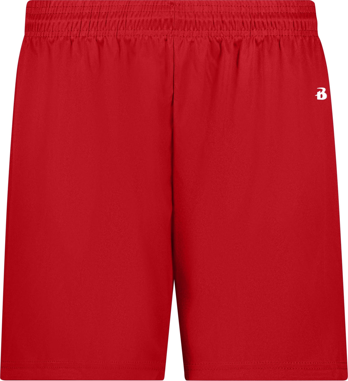 Front View of BA RED GIRLS B-CORE SHORT