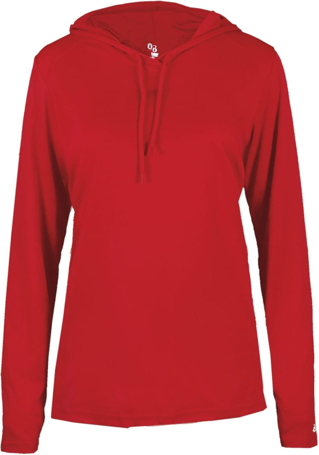 BA RED LADIES B-CORE L/S HOOD TEE
