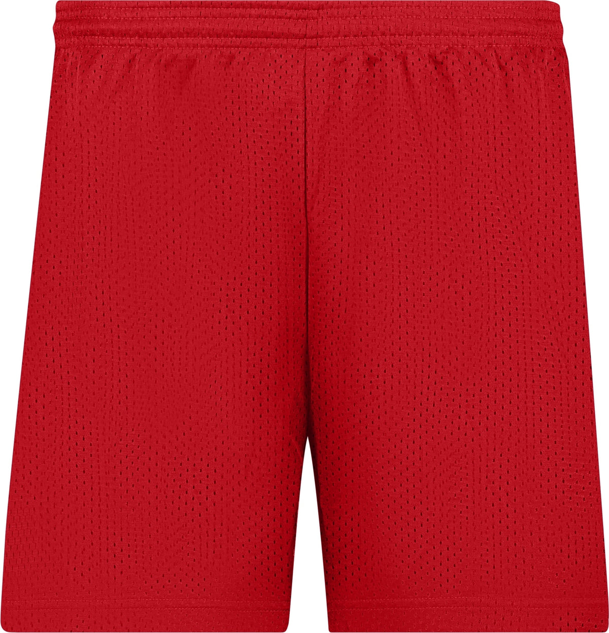 Front View of BA RED LADIES MESH/TRICOT SHORT