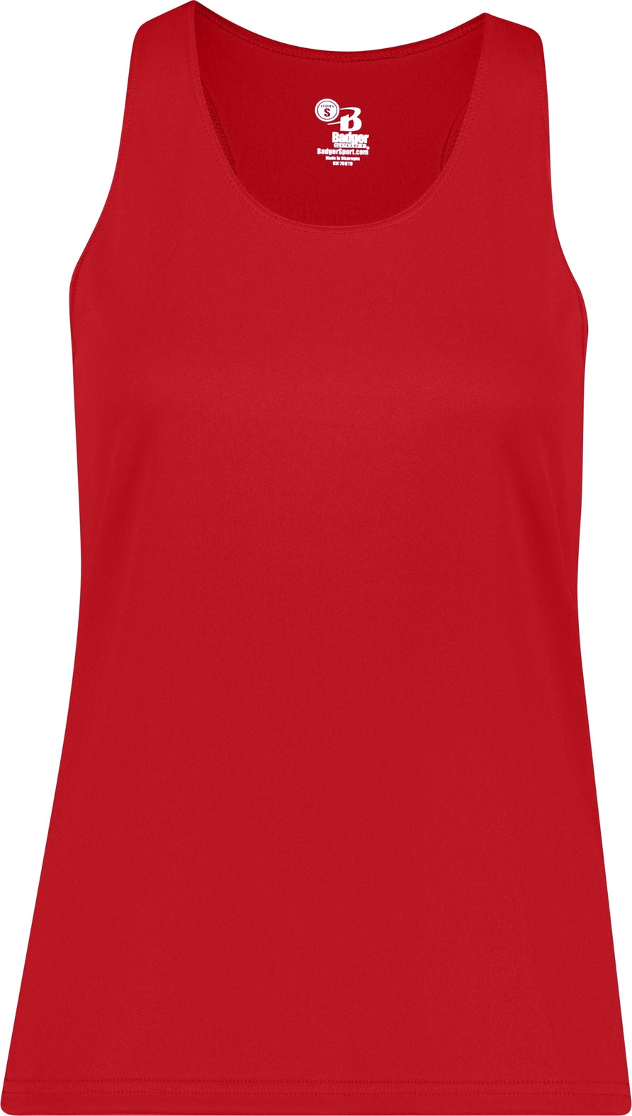 BA RED LADIES' RACERBACK TANK