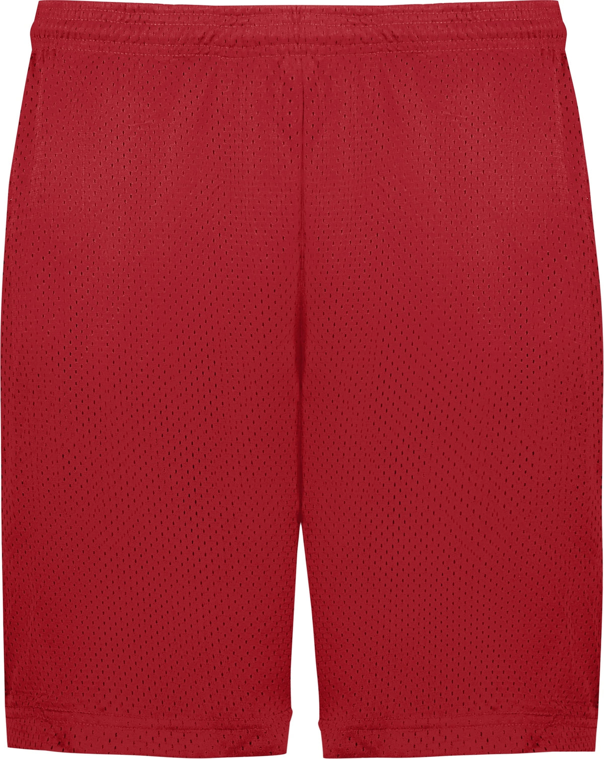 Front View of BA RED MESH/TRICOT SHORT