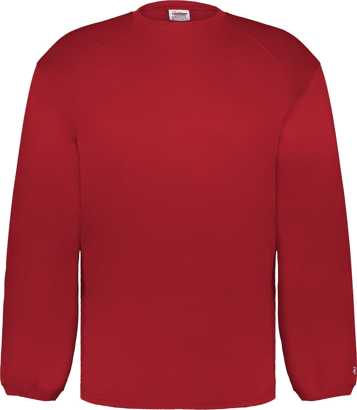 Front View of BA RED PERFORMANCE FLEECE CREW