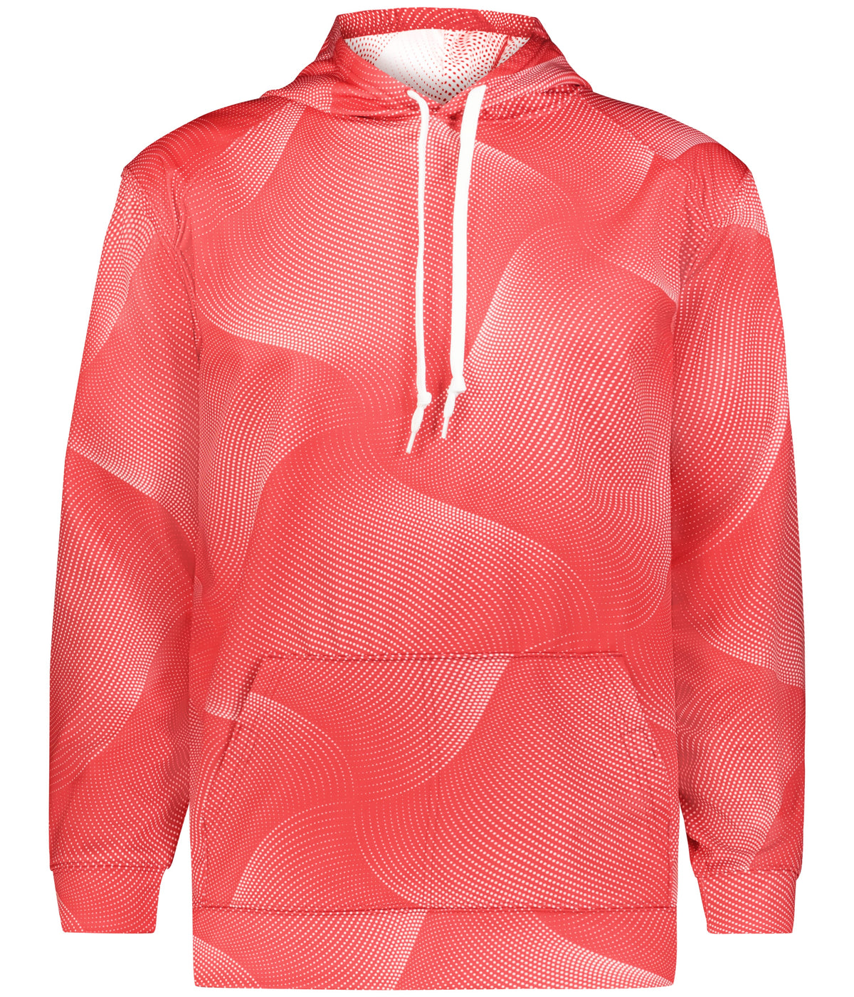 Front View of BA RED WARP WARP HOOD