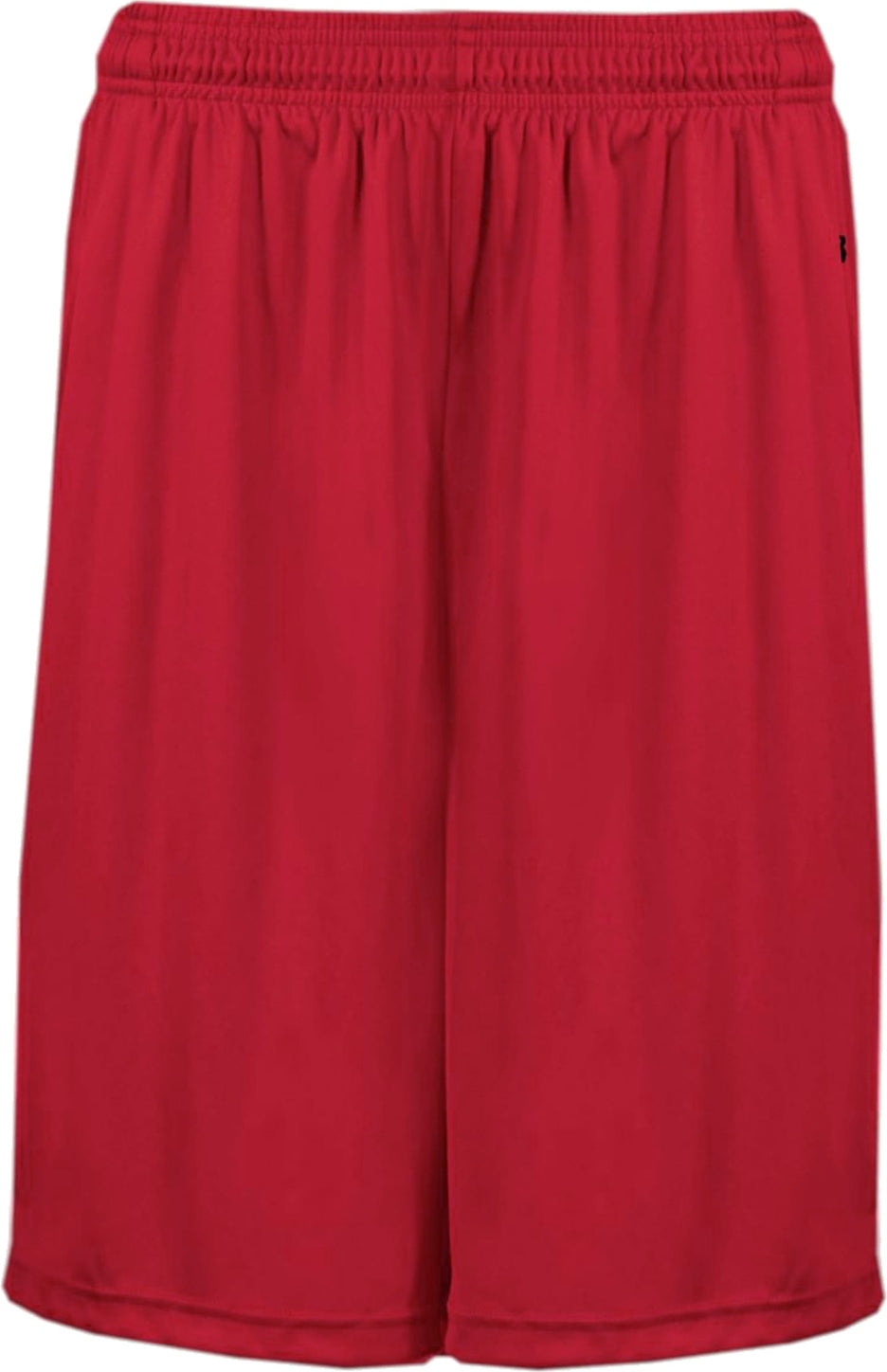 Front View of BA RED YOUTH POCKETED SHORT