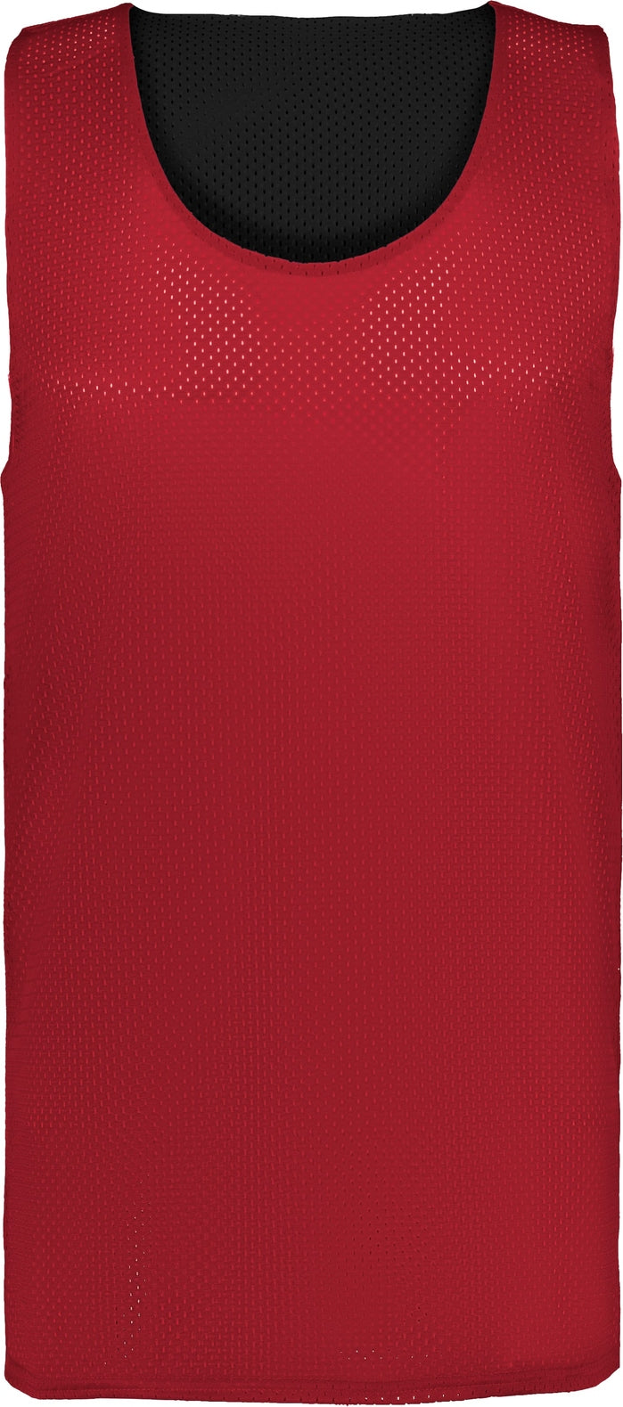 Front View of BA RED/BLACK MESH REVERSIBLE JERSEY