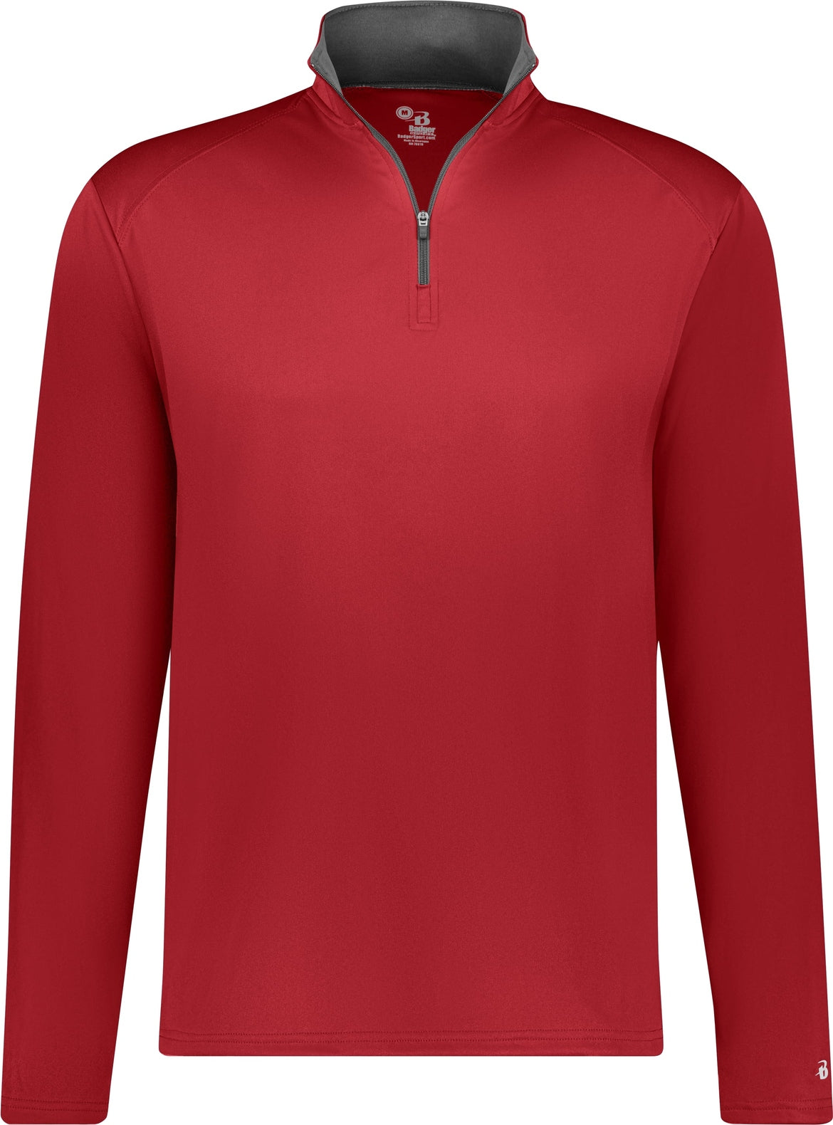 BA RED/GRAPHITE YOUTH B-CORE 1/4 ZIP