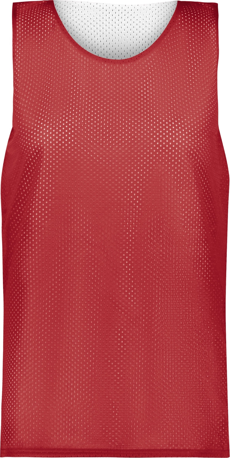 Front View of BA RED/WHITE LADIES MESH REVERSIBLE JERSEY