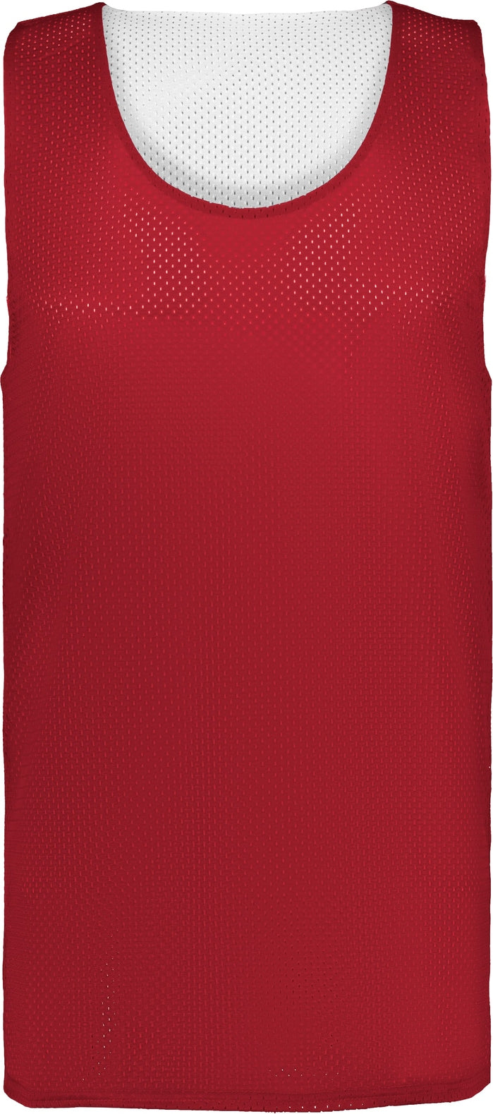 Front View of BA RED/WHITE MESH REVERSIBLE JERSEY