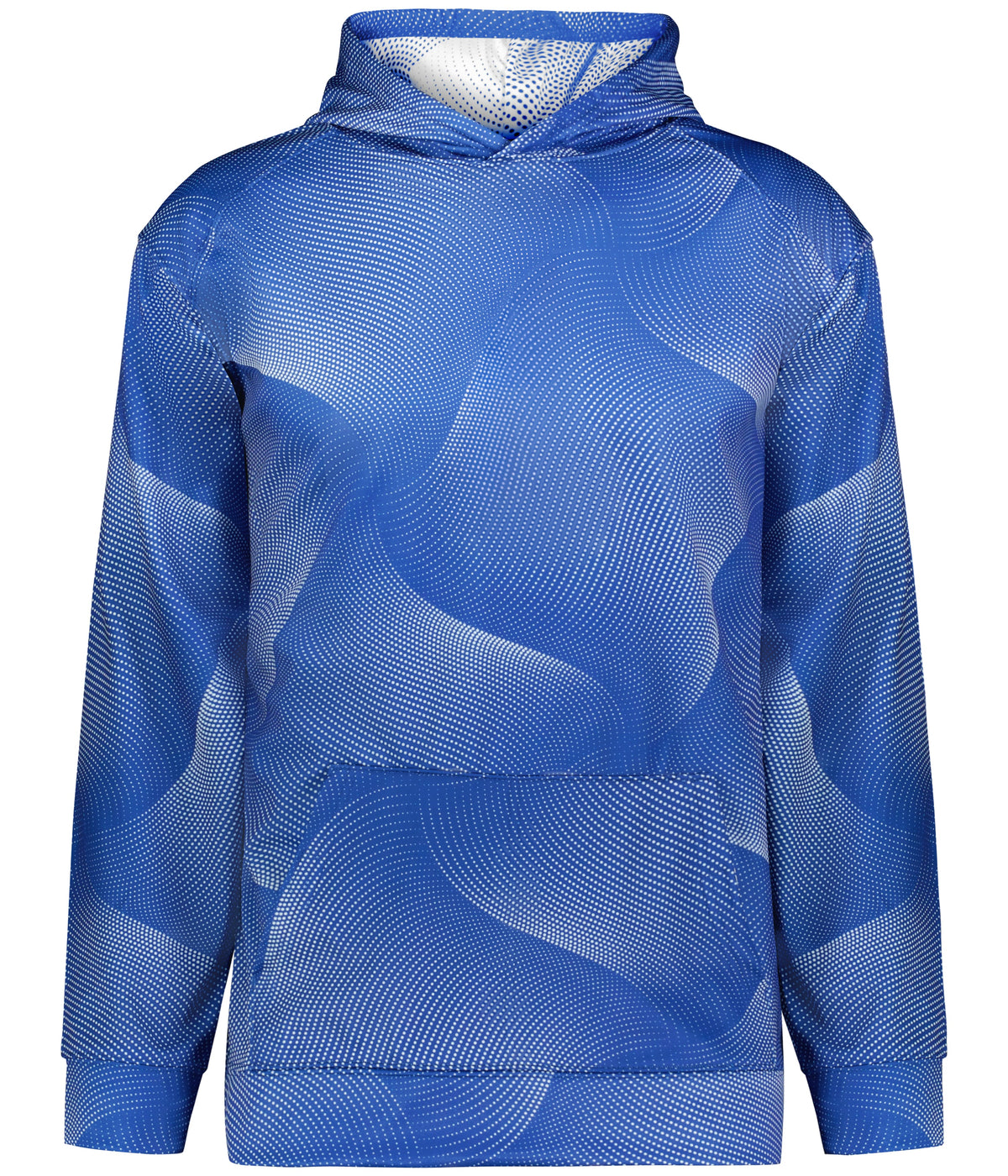 Front View of BA ROYAL WARP YOUTH WARP HOODIE