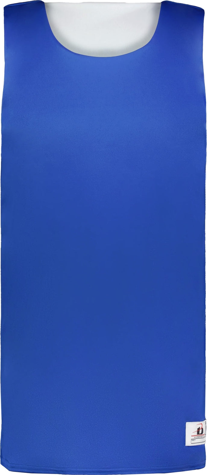 Front View of BA ROYAL/WHITE B-CORE REVERSIBLE JERSEY