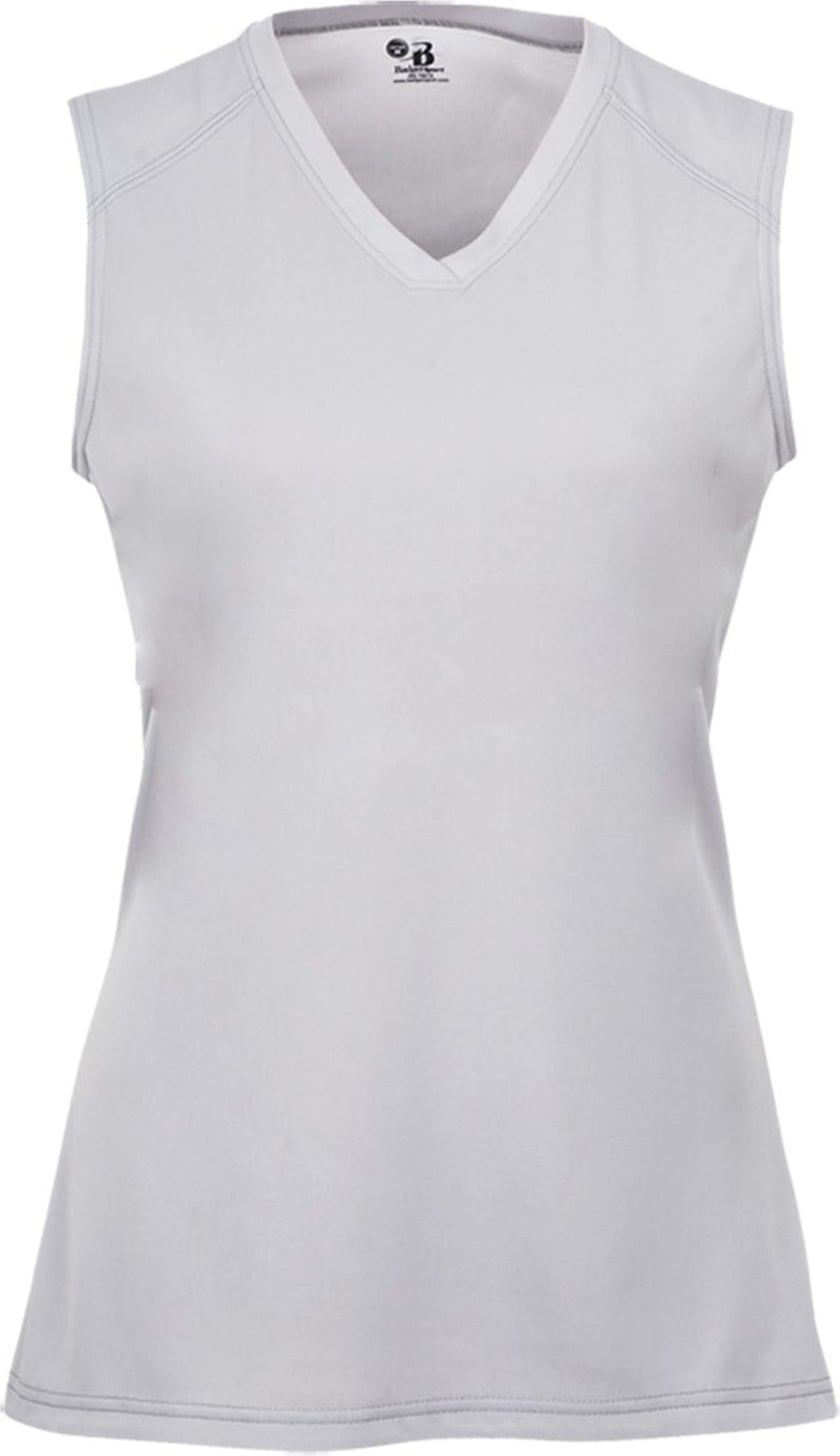 Front View of BA SILVER GIRLS B-CORE SLEEVELESS TANK