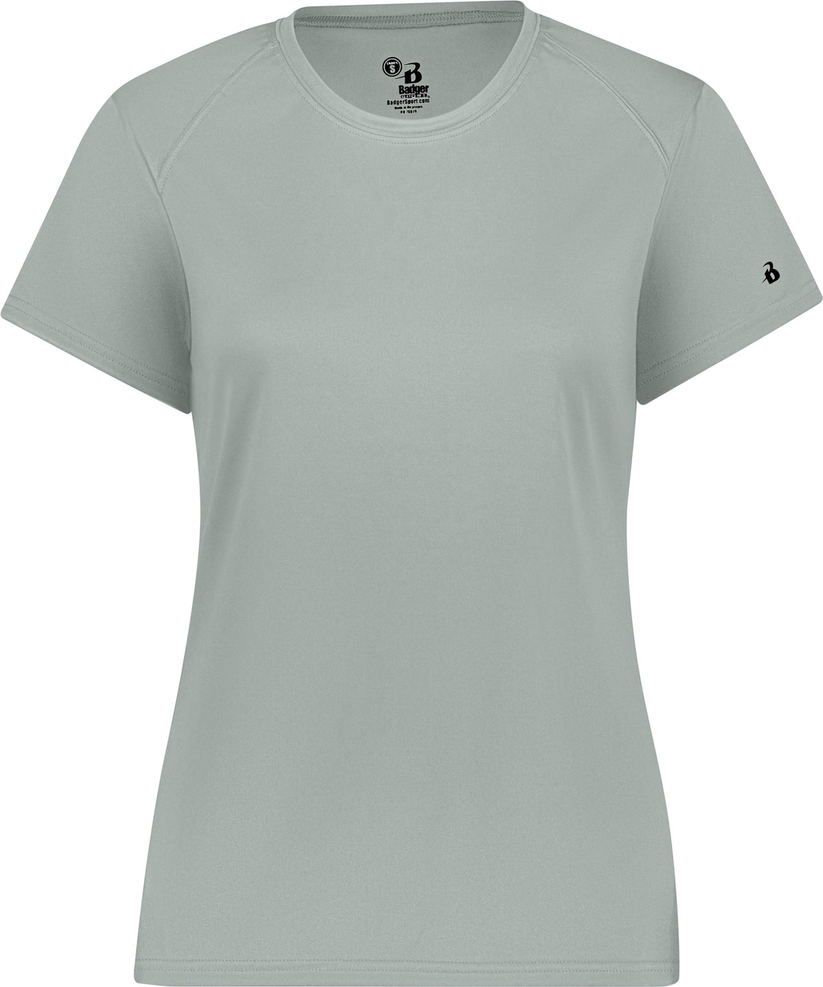 Front View of BA SILVER LADIES B-CORE TEE