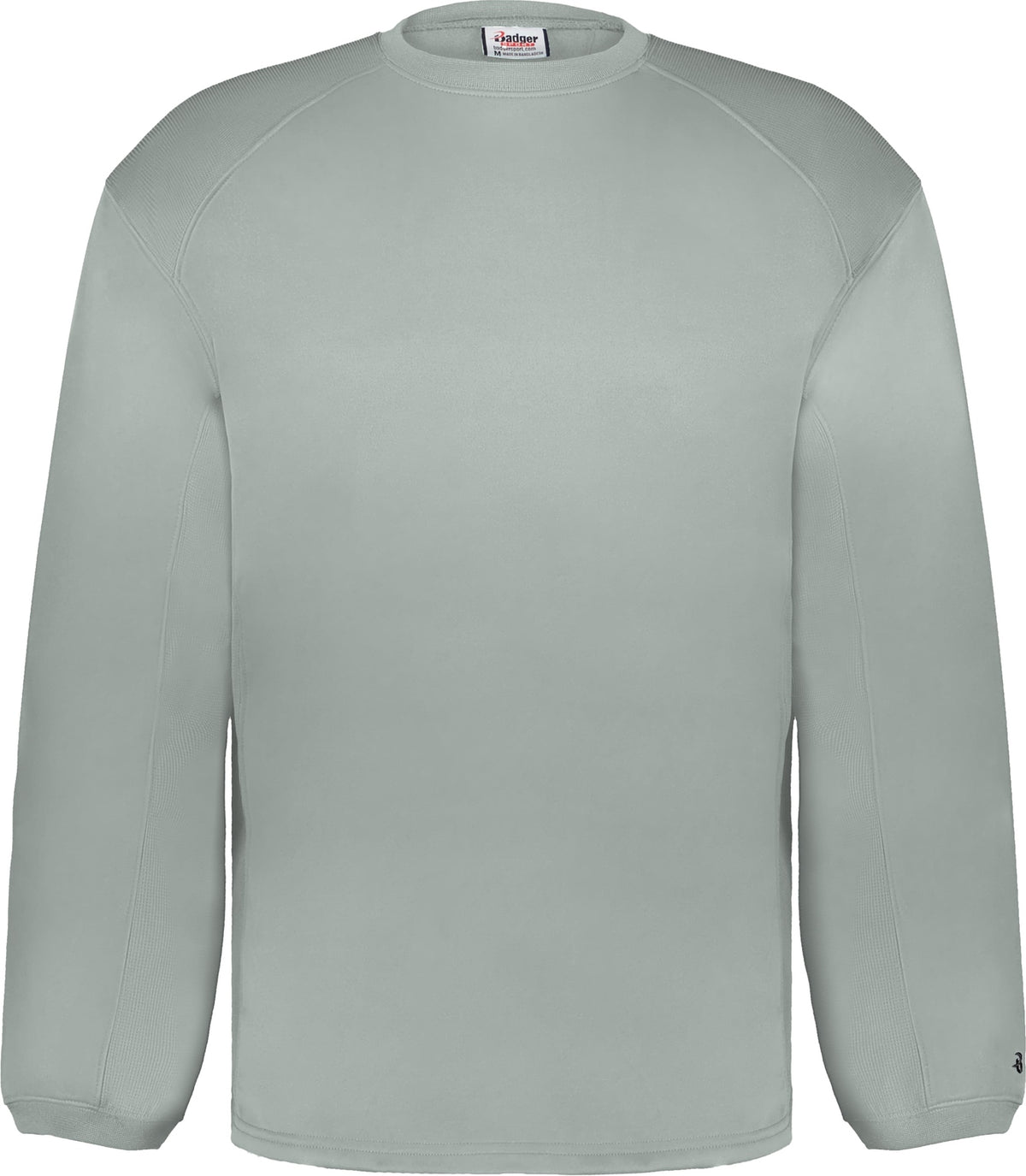 Front View of BA SILVER PERFORMANCE FLEECE CREW