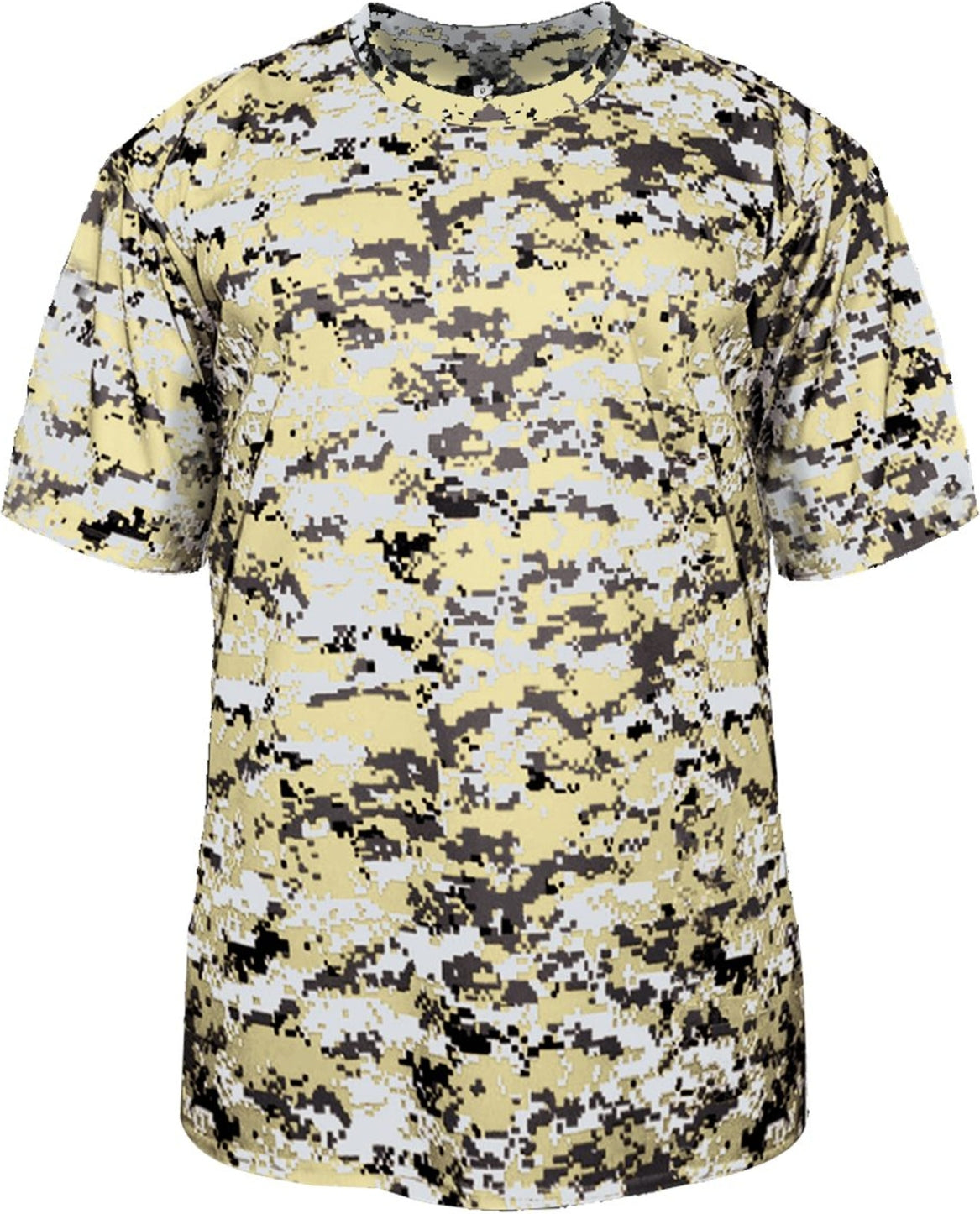 Front View of BA VEGAS GOLD DIGITAL YOUTH DIGITAL TEE