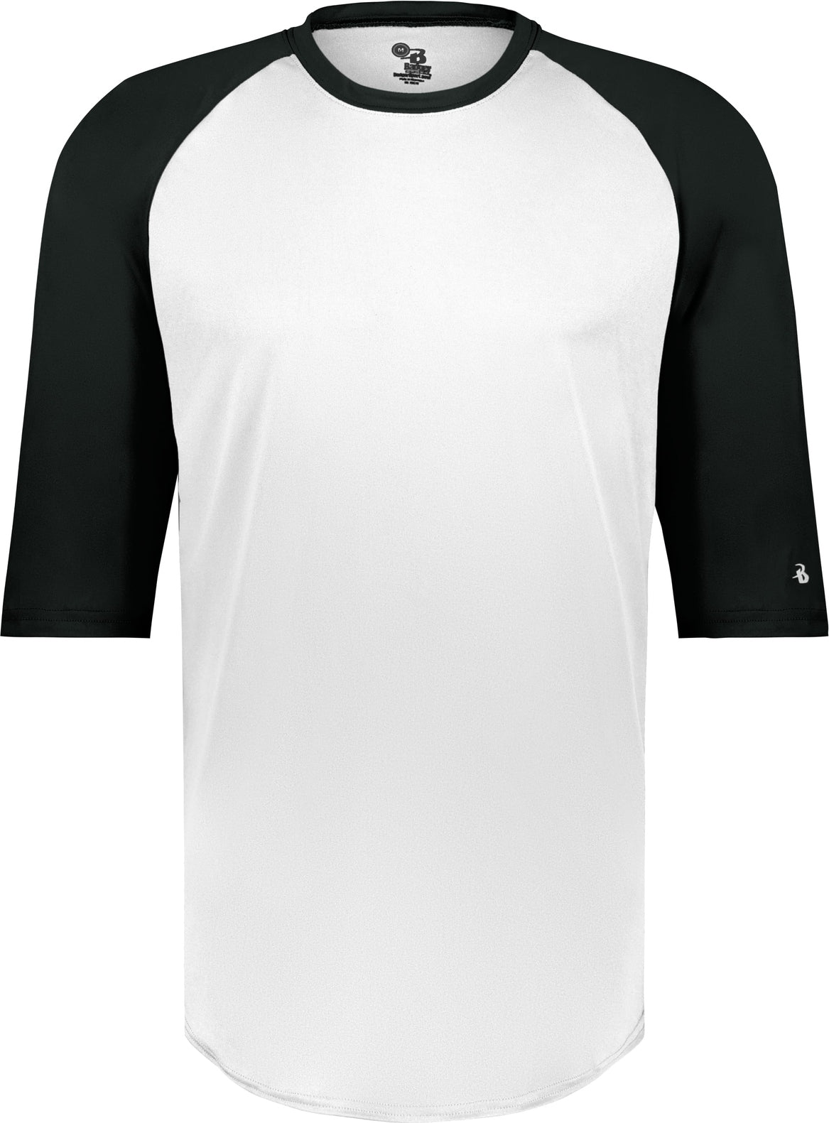 BA WHITE/BLACK B-BASEBALL TEE