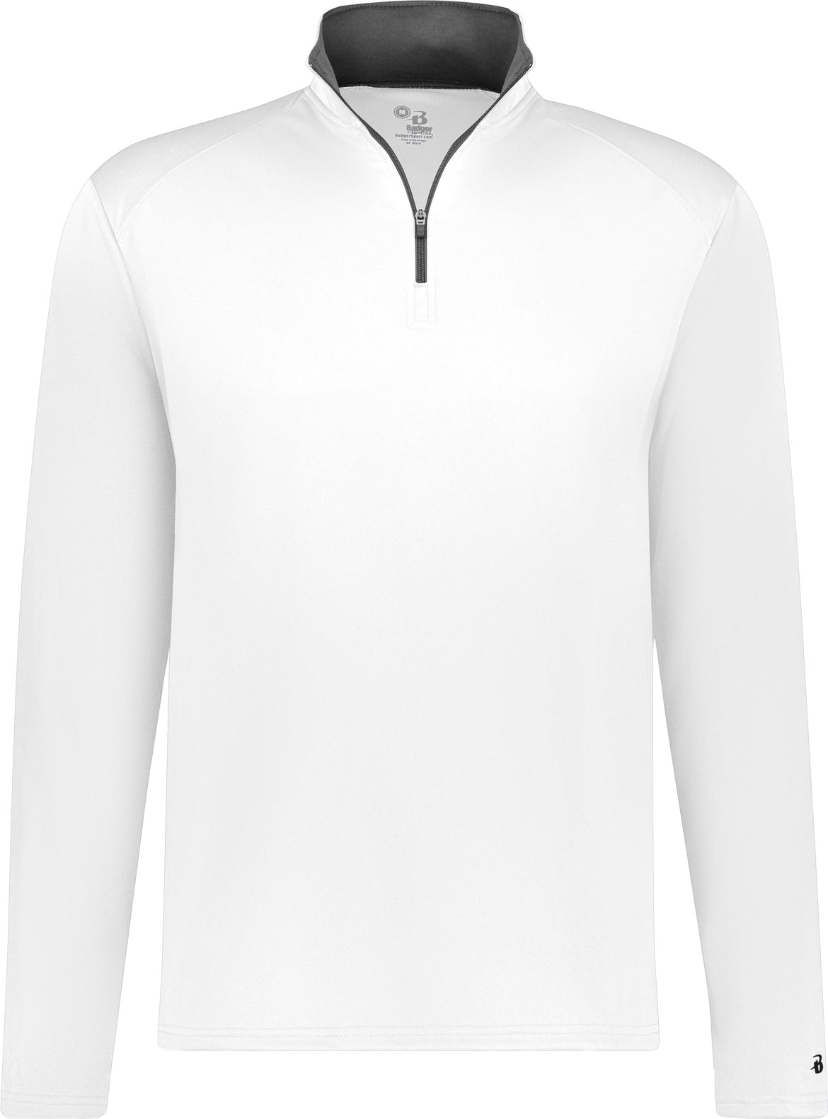 BA WHITE/GRAPHITE YOUTH B-CORE 1/4 ZIP
