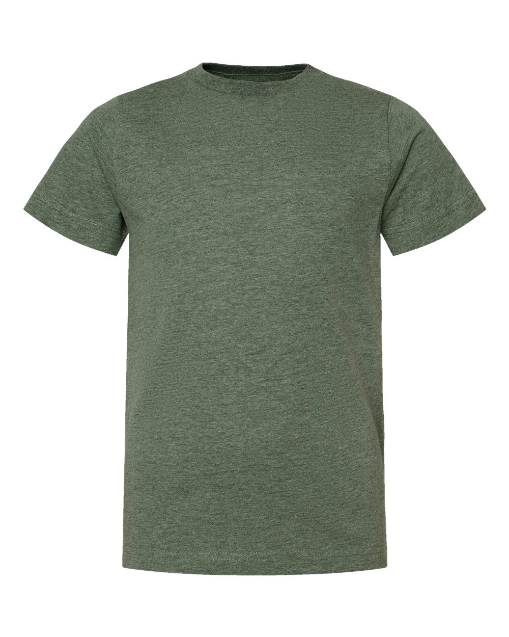 Front View of Bamboo Blackout Youth Fine Jersey Tee - 6101