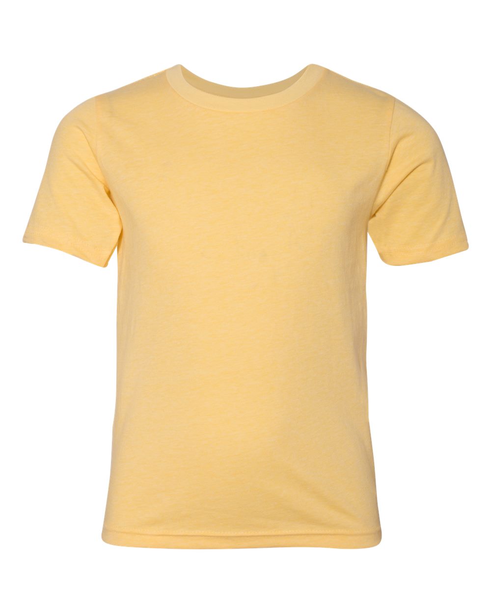 Front View of Banana Cream Youth CVC T-Shirt - 3312