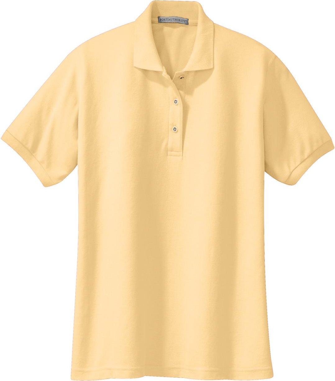 Front View of Banana Port Authority Women's Silk Touch Polo. L500