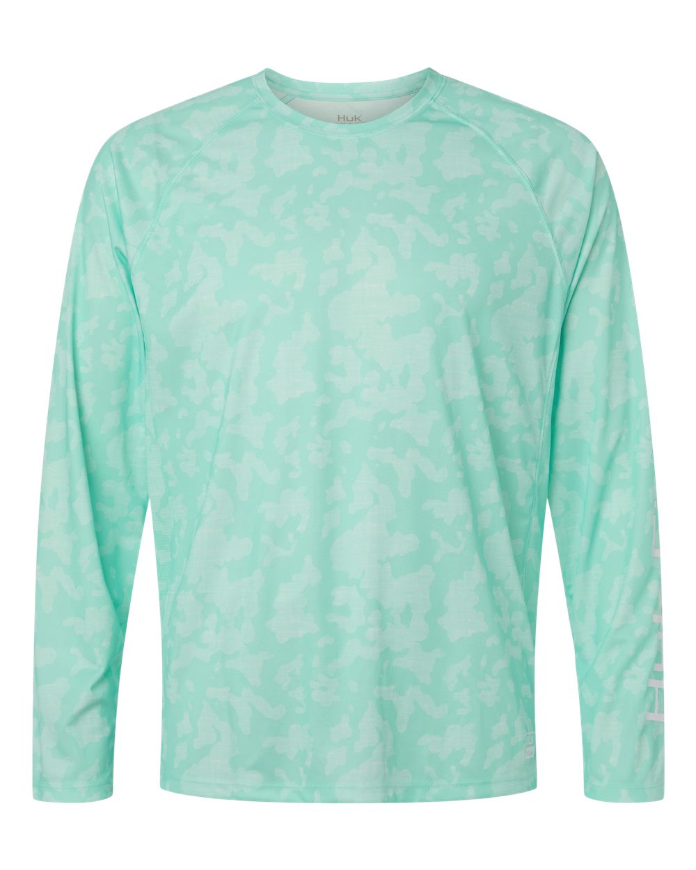 Front View of Beach Glass Men&#39;s Lopro Running Lakes Long Sleeve T-Shirt - H12L0017