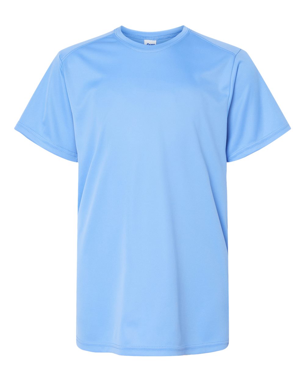 Front View of Bimini Blue Youth Islander Performance T-Shirt - 208Y