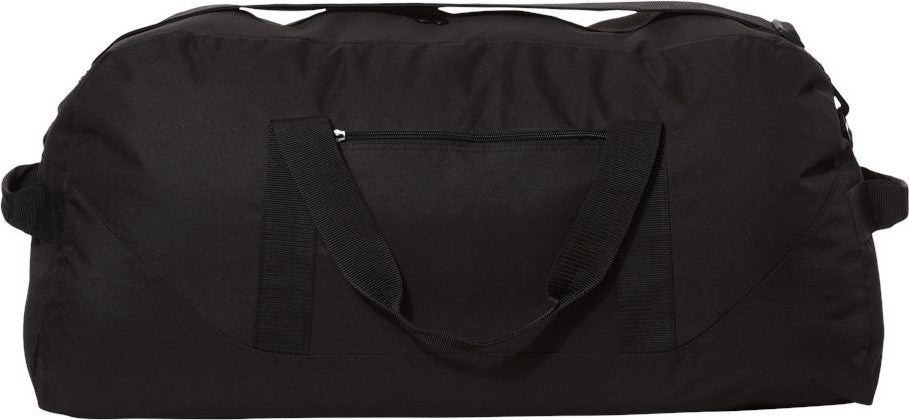 Front View of Black 27" Dome Duffel - 8823