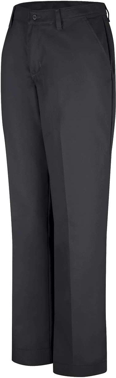 Front View of Black - 28I Women's Dura-Kap Industrial Pants Extended Sizes - PT21EXT