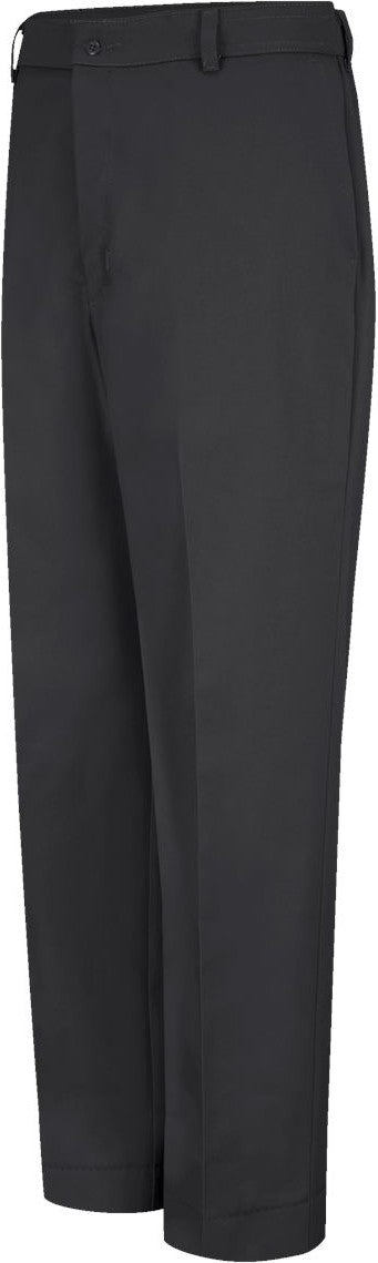 Front View of Black - 32I Dura-Kap Industrial Pants - PT20