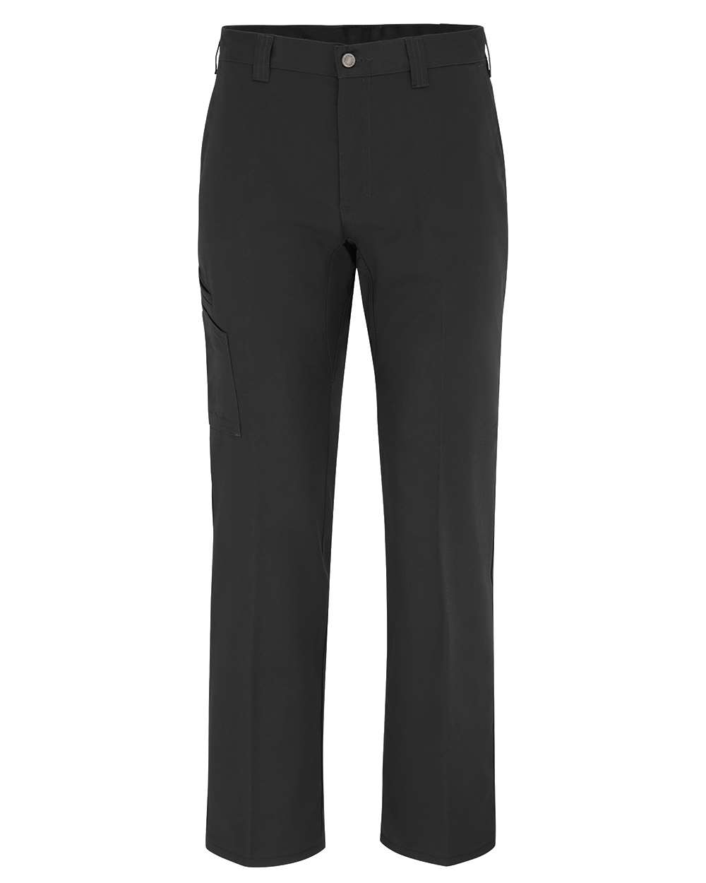 Front View of Black - 32I Temp IQ Cooling Shop Pants - Extended Sizes - LP68EXT