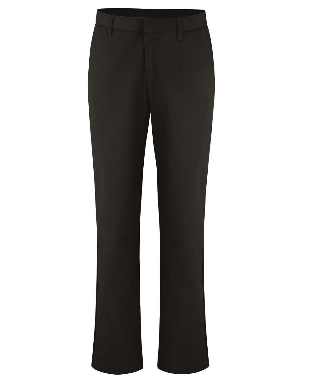 Black - 32I Women's Industrial Flat Front Pants - FP92