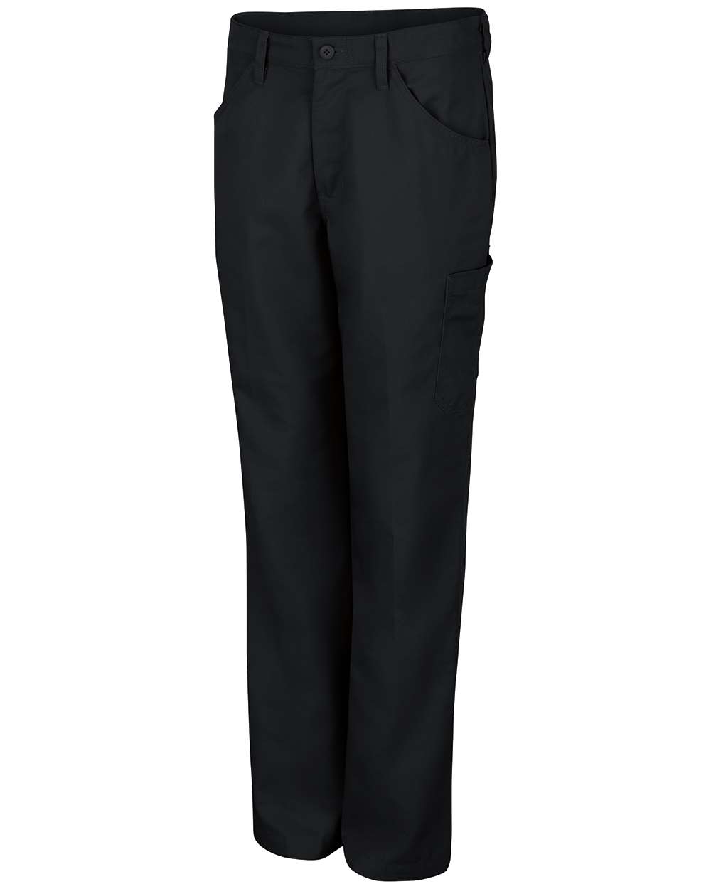 Front View of Black - 37 Unhemmed Mimix® Pro Pants - Extended Sizes - PX62EXT