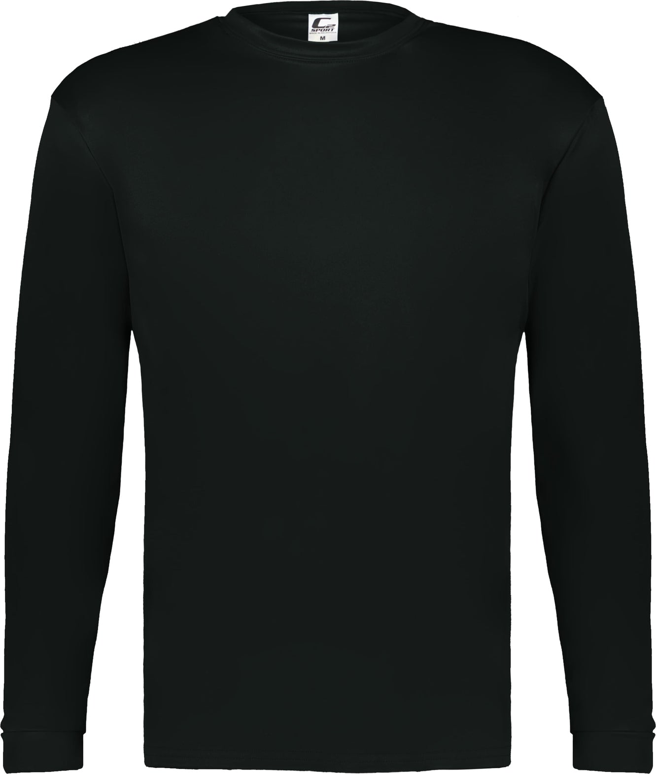 BLACK C2 L/S TEE