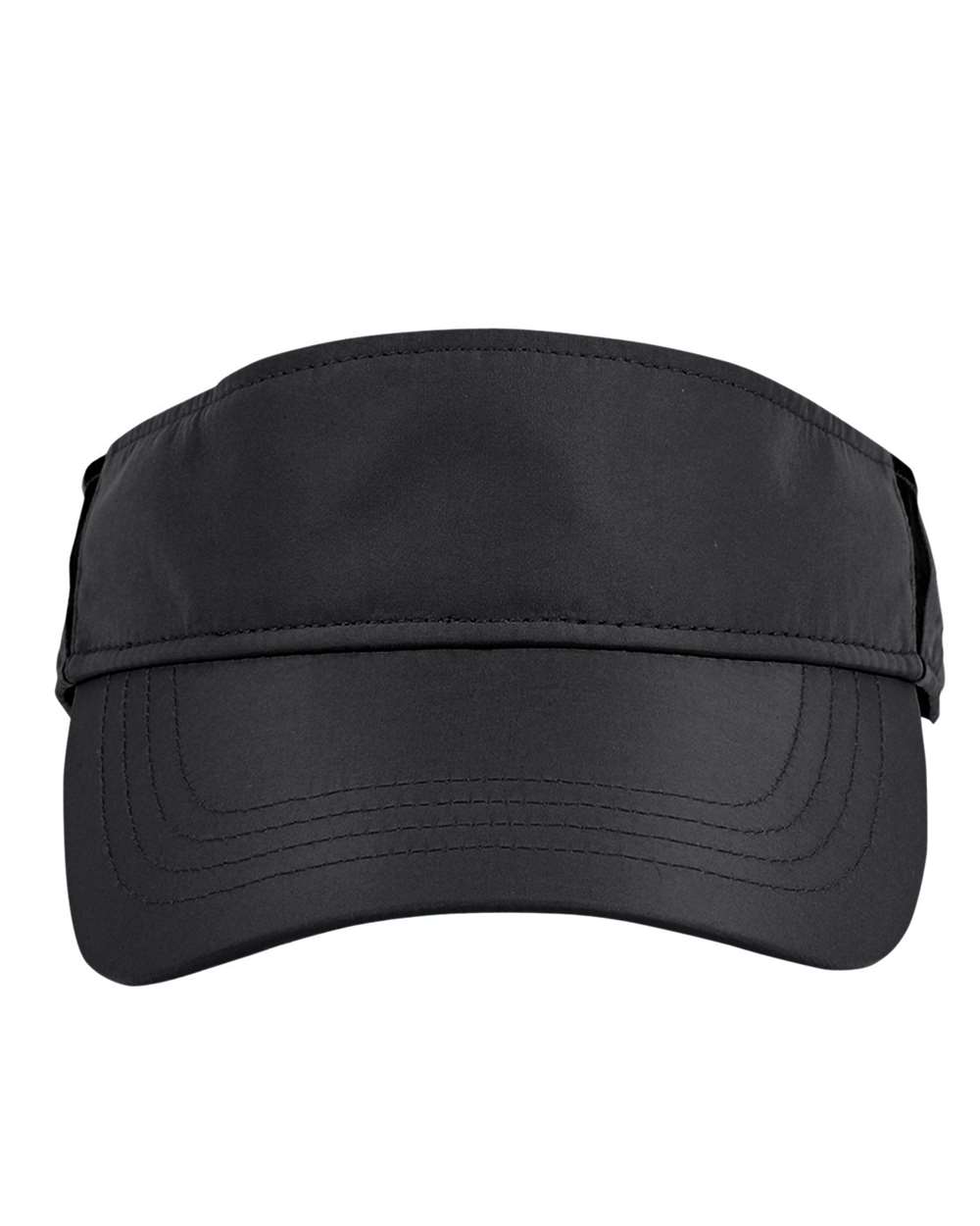 Front View of Black/ Carbon Drive Performance Visor - CE002