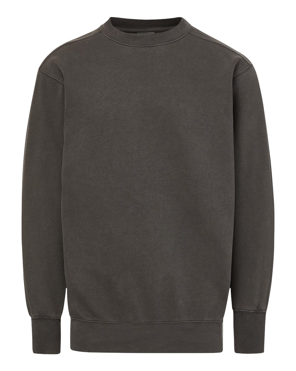 Front View of Black Caviar Men&#39;s Coastal Color™ Crewneck Sweatshirt - 23142