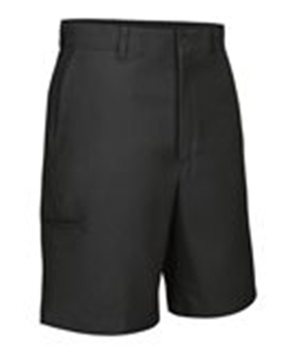 Front View of Black Cell Phone Pocket Shorts Extended Sizes - PT4CEXT