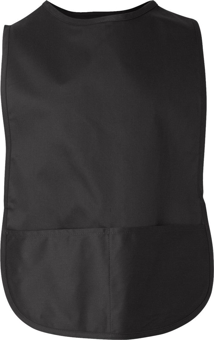 Front View of Black Cobbler Apron - 5506
