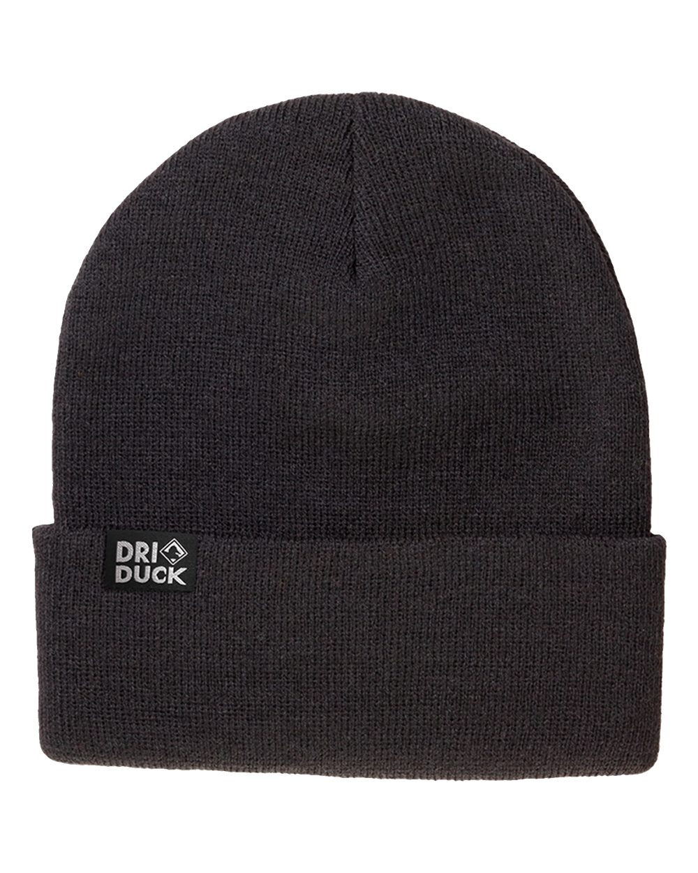 Front View of Black Coleman Cuffed Beanie - 3523