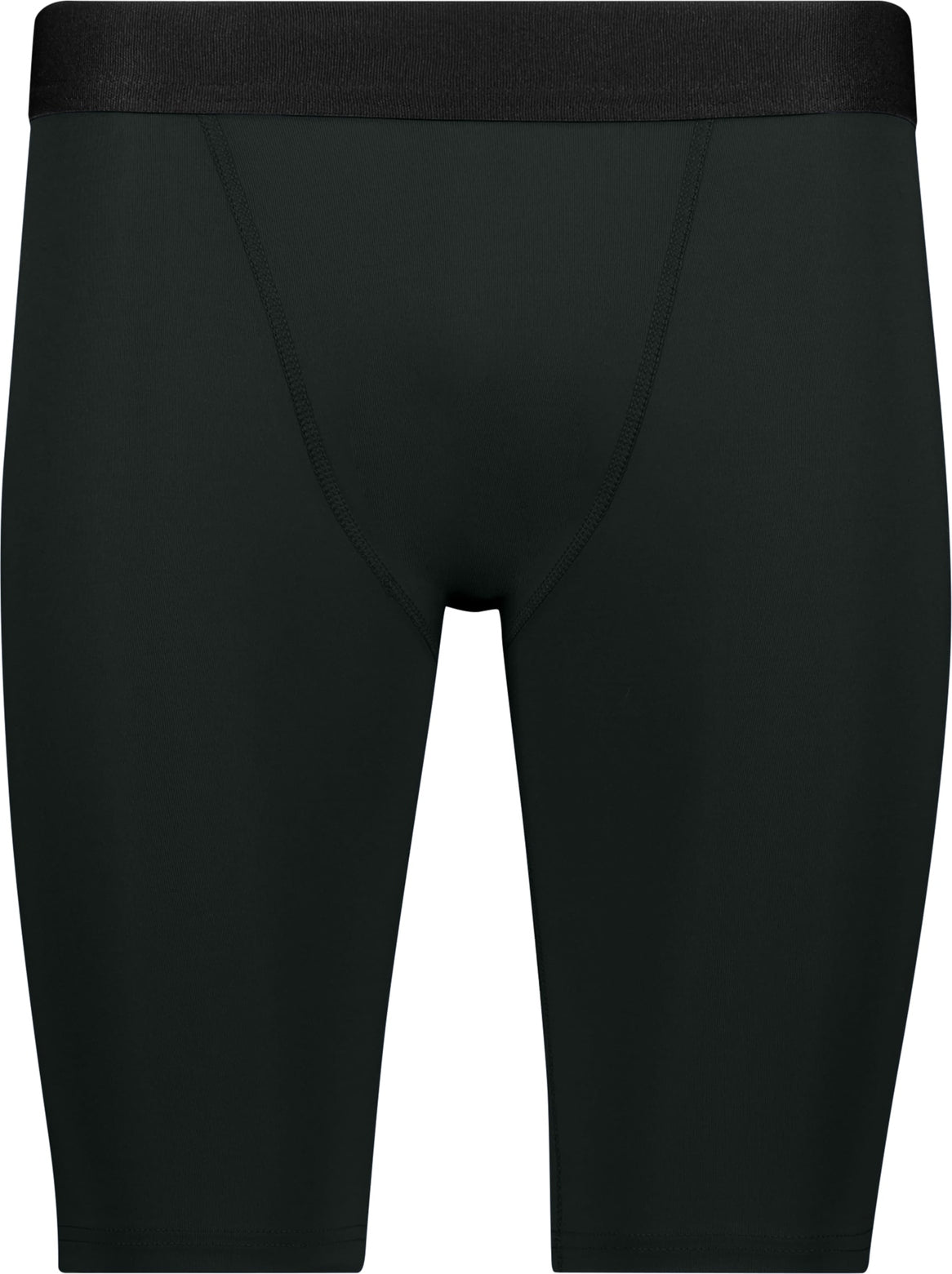 Front View of BLACK COMPRESSION SHORT