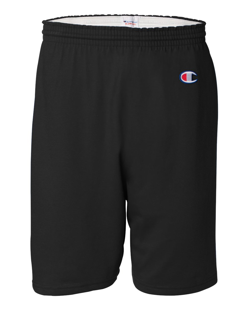 Black Cotton Gym Shorts - 8187