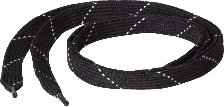 Front View of Black Custom-Color Laces - 8831